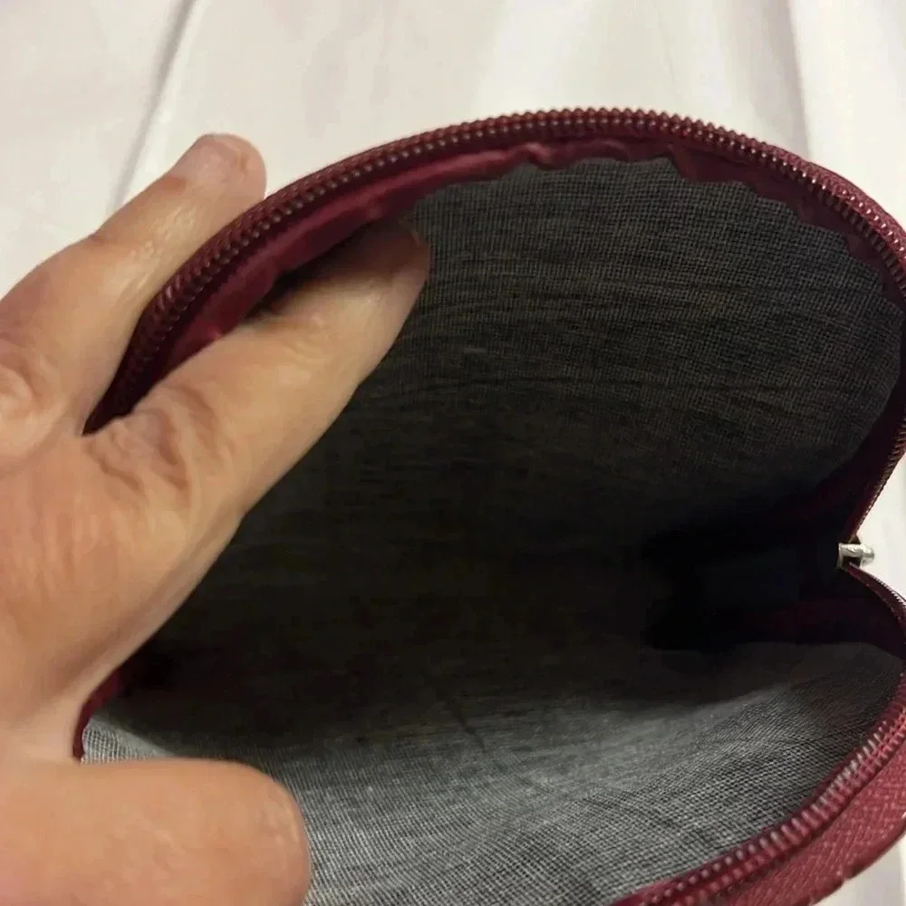 PU leather croc embossed makeup bags 2 pieces
